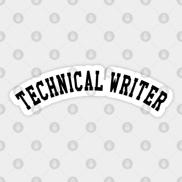 Technical Writer Sticker by KC Happy Shop